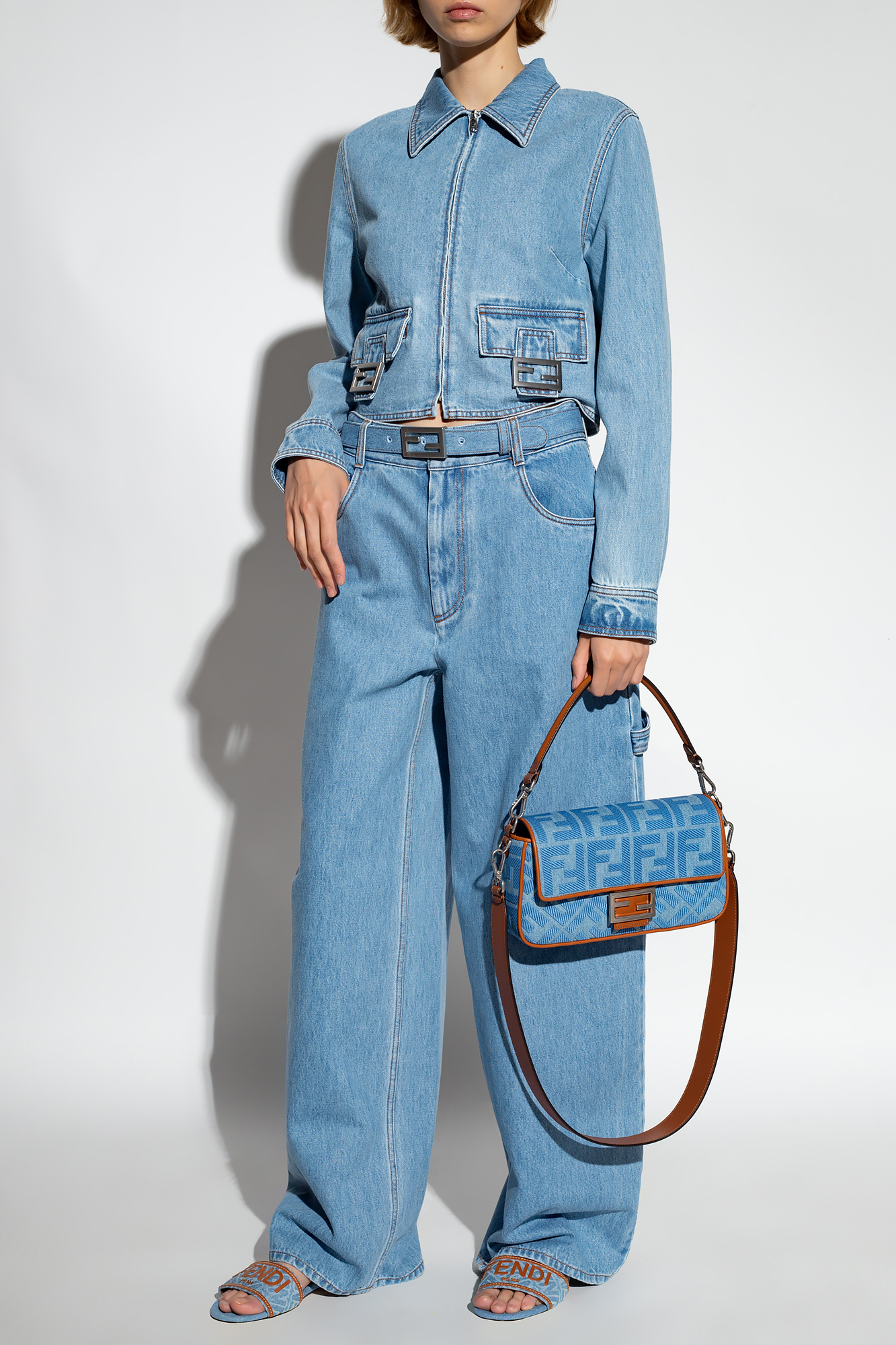 Fendi denim hot sale